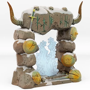 Northmen Portal Legion Terrain Scenery Tabletop Miniatures 28mm - Picture 1 of 6