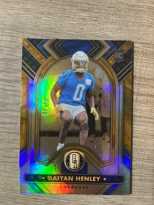 2023 Panini Gold Standard Football Daiyan Henley RC /30  Chargers