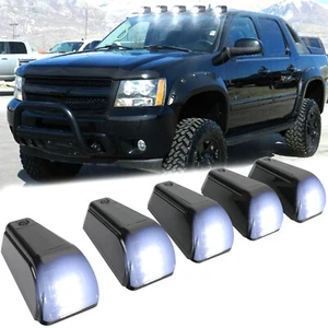 Luces blancas marcadoras LED para techo techo cabina de funcionamiento para Chevy Avalanche 1500 2500 5 piezas - Imagen 1 de 15