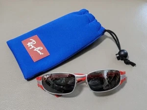 AUTHENTIC! Ray-Ban RJ Junior 9522S 226-6G Gray / Red Sunglasses - Picture 1 of 9