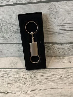 Llavero doble valet rectangular enchapado en níquel tamaño joyería moda regalos Foto 1 de 4