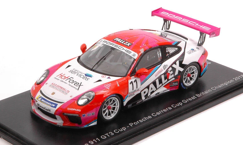 Modellino auto scala 1:43 Spark PORSCHE 911 GT3 CARRERA GREAT BRITAIN modellismo - Immagine 1 di 1