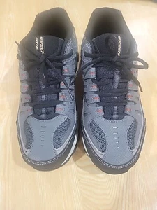 Skechers Athletics After Burn Memory Foam 50125EWW Grey Sneakers Sz 9 Wide Fit - Picture 1 of 14