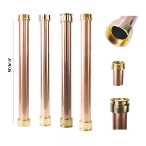 500mm Condenser Pot Still Extension Copper 2" Triclover- 2" Male Female Thread - Picture 1 of 10