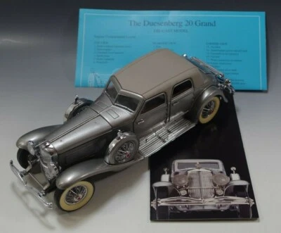 FRANKLIN COMO NUEVO 1933 DUESENBERG SJ 20 GRAN ESCALA 1:24 FUNDIDO A PRESIÓN Foto 1 de 4