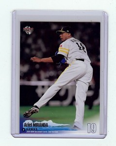 "NEW" Ariel Miranda 2019 BBM #394 Japanese Baseball Card Cuban Player