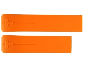 Tissot T-Touch 20mm Men's Orange Rubber Watch Band Strap T-33 - Picture 1 of 2