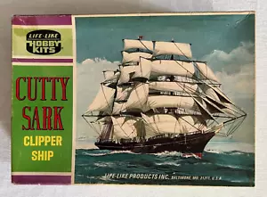 CUTTY SARK: Clipper Ship, Life-Like 1970, Kit de Modelo 09248, Caja Abierta - Sin Construir - Imagen 1 de 11