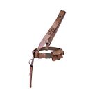 Hunter Belt with Holster Brown Leather Cosplay Costume Prop for Adult Men