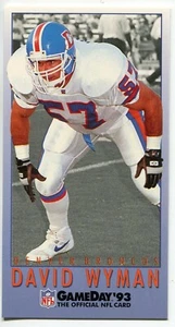 1993 GameDay #347 David Wyman Denver Broncos - Picture 1 of 2
