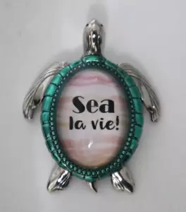 G4 Sea la vie LUCKY LITTLE SEA TURTLE FIGURINE Ganz - Picture 1 of 6