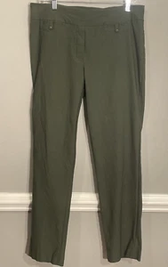 N Touch Green Stretch Pull On Pants Women's Size 10 - Picture 1 of 7