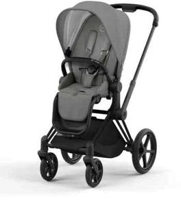 CYBEX PRIAM 4 STROLLER IN MATTE BLACK IN SOHO GREY - Picture 1 of 1