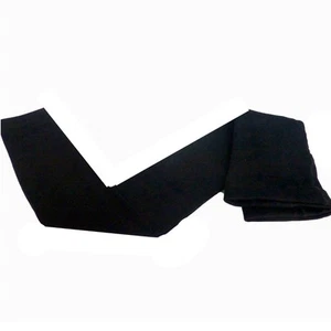 Plush Fleece Lined Footless Tights Womens Black M L Full Length with Gusset  - Picture 1 of 8