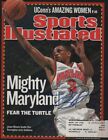Juan Dixon Maryland Terps Basketball SIGNED Sports Illustrated 4/8/02 COA!