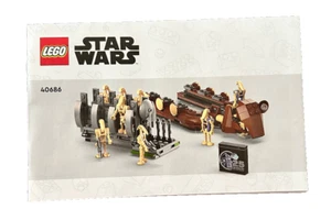 LEGO Star Wars Trade Federation Carrier SOLO MANUALE ISTRUZIONI 40686 Libretto - Foto 1 di 1