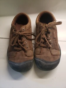 KEEN~Cuero Marrón Informal Senderismo Caminar "Austin"~Zapatos~Niños Niños Talla 5 - Imagen 1 de 7