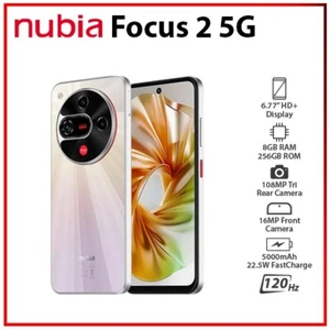 ZTE nubia Focus 2 5G WHITE 8GB+256GB Dual SIM Unlocked Android Mobile Phone - Picture 1 of 3