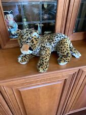 2003 TY CLASSIC PISTON THE RETIRED LEOPARD SPOTTED CAT STUFFED ANIMAL PLUSH TOY