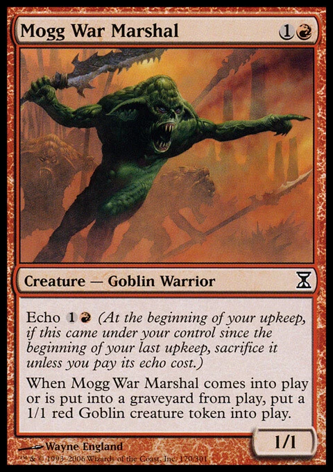 Mogg War Marshal ~ Lightly Played Time Spiral MTG Magic UltimateMTG Red Card - Image 1 of 1