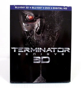 3D Blu-Ray Terminator Genisys 3D + Blu-Ray + DVD + DIGITAL + Slipcover - Imagen 1 de 4