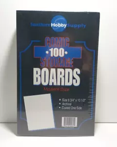 100 moderne Comic Aufbewahrungstafeln Southern Hobby - Bild 1 von 2