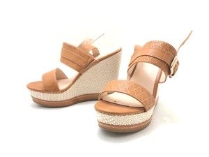 Graceland Damen Sandale Sandalette Pantolette Braun Gr. 37 (UK 4) - Bild 1 von 3