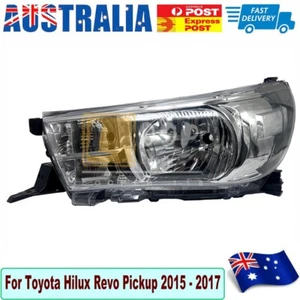 Left LHS Head Light Fits Toyota Hilux Revo SR / Workmate Ute Pickup 2015~2023 - Picture 1 of 2
