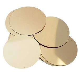 Gold Shiny Metallic Sequins Shiny Round 2" Large Couture Paillettes - Picture 1 of 2