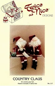 Country Claus Christmas Craft Sewing Pattern by Twice as Nice 117 - Picture 1 of 2