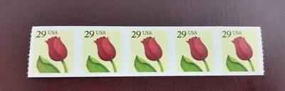Scott #2525 Tulip 29¢ PNC5 #S1111  Rouletted STAMPS MNH OG FREE SHIP - Image 1 of 4