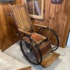 Antique Gendron Wood Wheelchair
