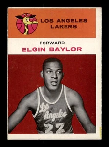 1961-62 Fleer #3 Elgin Baylor RC Rookie CREASE FREE + Sharp - Picture 1 of 2