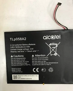 TLp058A2 - New Genuine 5830mAh Battery Batteria for Alcatel Plus 10 8085 - Picture 1 of 1