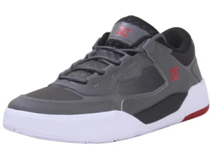 DC Shoes Men's DC-Metric Sneakers Low-Top Skate Shoes Grey/Black/Red - Picture 1 of 80