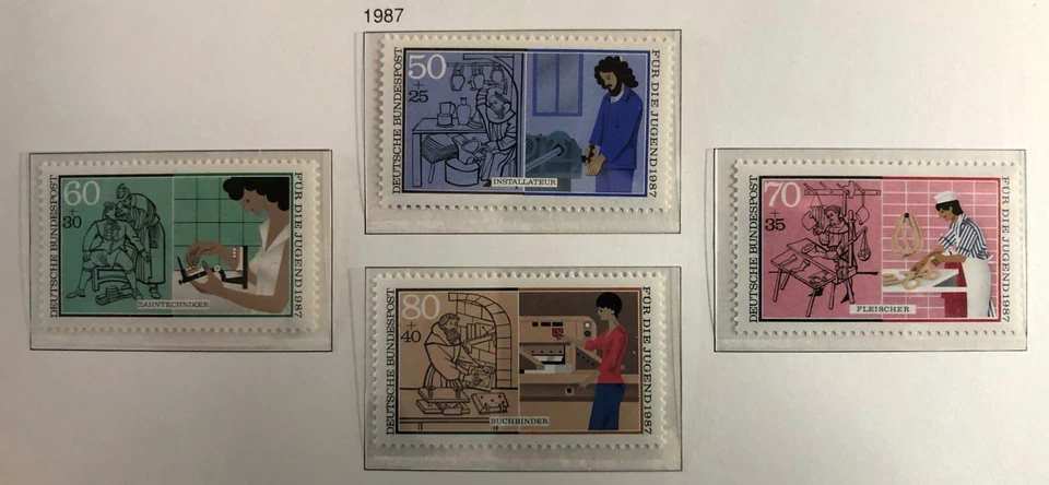 BroadviewStamps Germany #B654-57 MNH XF CV$15 - Image 1 of 1