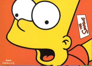 SIMPSONS 10TH ANNIVERSARY PROMO CARD P-1 - Picture 1 of 1