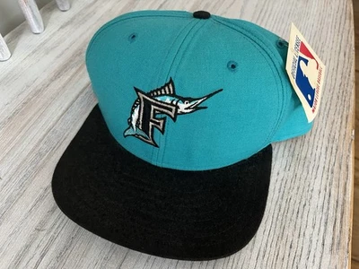 Новый с Ярлыками винтажный New Era сделано в США Miami Florida Marlins бейсболки бирюзовый кепка - Изображение 1 из 4