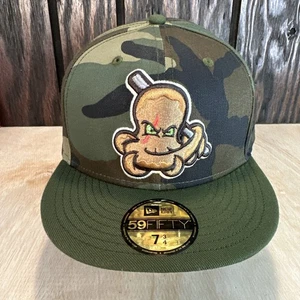 Dionic OctoSlugger Camouflage New Era 59Fifty 7 3/4 Hat Club Octopus Camo Green - Picture 1 of 16