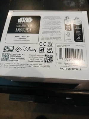 Star Wars Unlimited TCG Legend of the Force Weekly Play Kit C3OP - New Free Ship - Image 1 of 2
