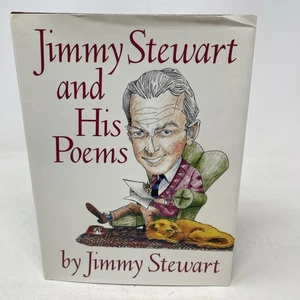 Jimmy Stewart and His Poems 1989 HCDJ 1st Edition 5th Printing Illustrated - Picture 1 of 12