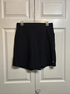 NWT Mondetta Outdoor Project Fairway Skort Size L Large Black Shorts - Picture 1 of 12
