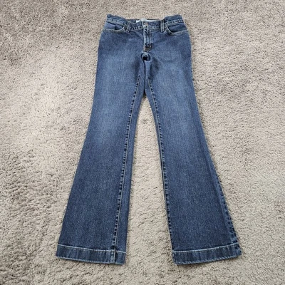 Pantalones de mezclilla GAP para mujer 1R acampanados largos elásticos largos y delgados informales todos los días verano 26x31 Foto 1 de 4