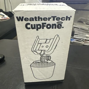 WeatherTech CupFone Universal Adjustable Cup Holder Car Mount for Cell Phones - Picture 1 of 7