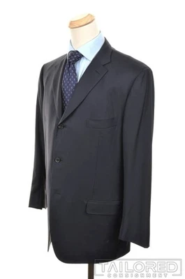 ISAIA Solid Blue 150s Wool Jacket Pants SUIT Mens - EU 58 / US 48 R - Image 1 of 4