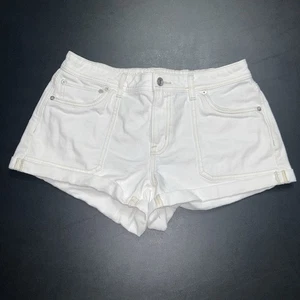 American Eagle Damen Shorts Größe 6 weiß leicht Shortie Stretch Denim AE - Bild 1 von 7