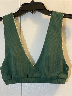 Marysia LEHI BIKINI Green TOP SIZE XS - Image 1 of 4