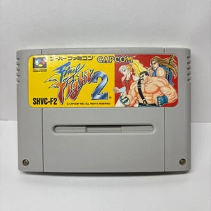 Super Famicom FINAL FIGHT 2 Capcom Cartridge Only Nintendo sfc Japanese Used - Picture 1 of 10