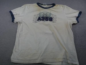 Camisa Vintage Antigua Azul Marino Para Hombres XL Blanca Vintage Calce Timbre Y2K Bordado Patinador - Imagen 1 de 14