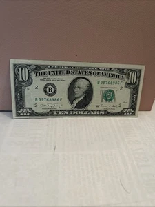1990 10.00 Note New York Bank Ref # 101 - Picture 1 of 2